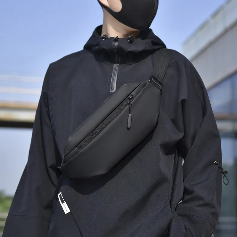 Men's Multifunctional PU Crossbody Bag – Outdoor & Business Men's Crossbody Bag Qme