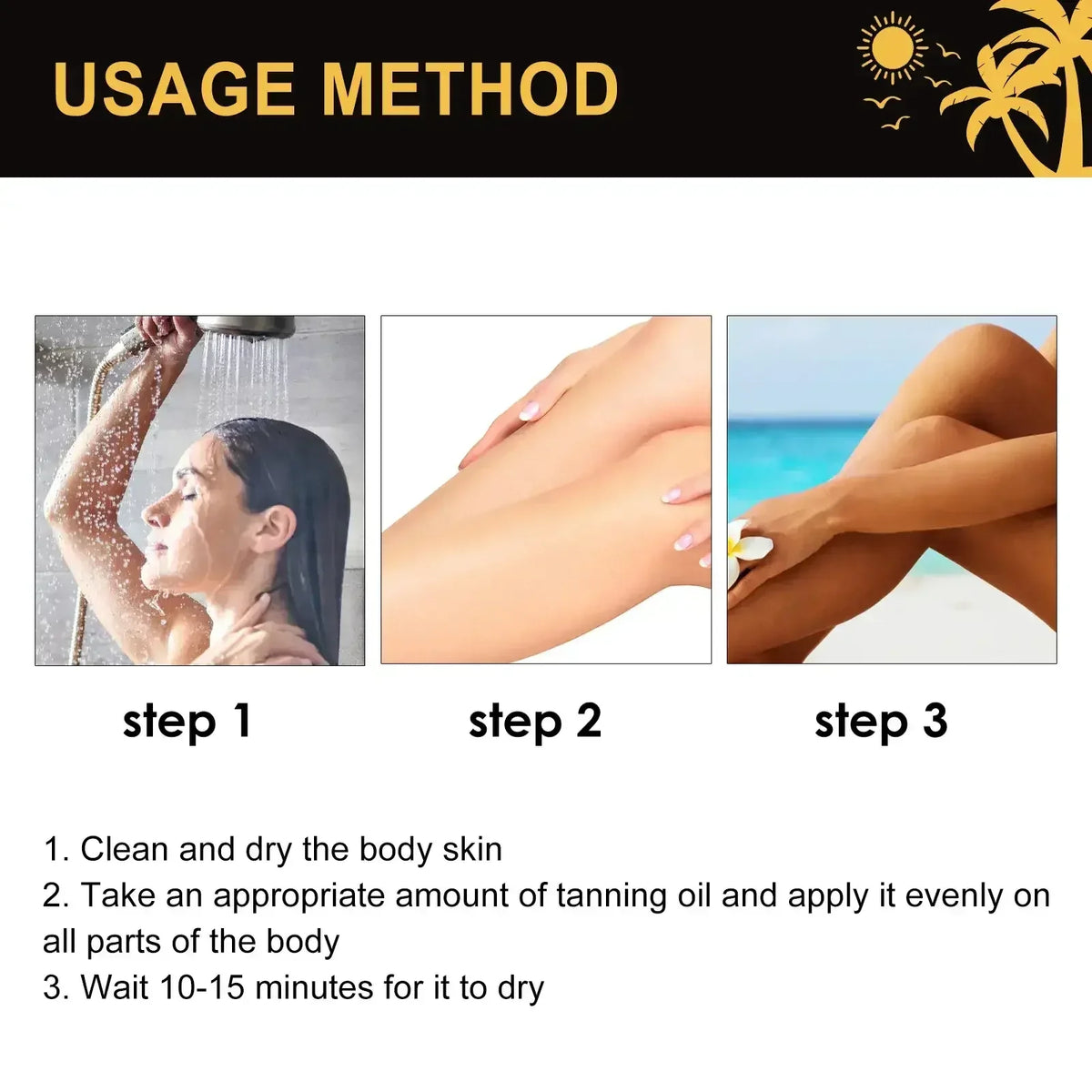 Sunless Self-Tanning Body Bronzer Oil – Nourishing Glow Self-Tanning Body Oil Qme