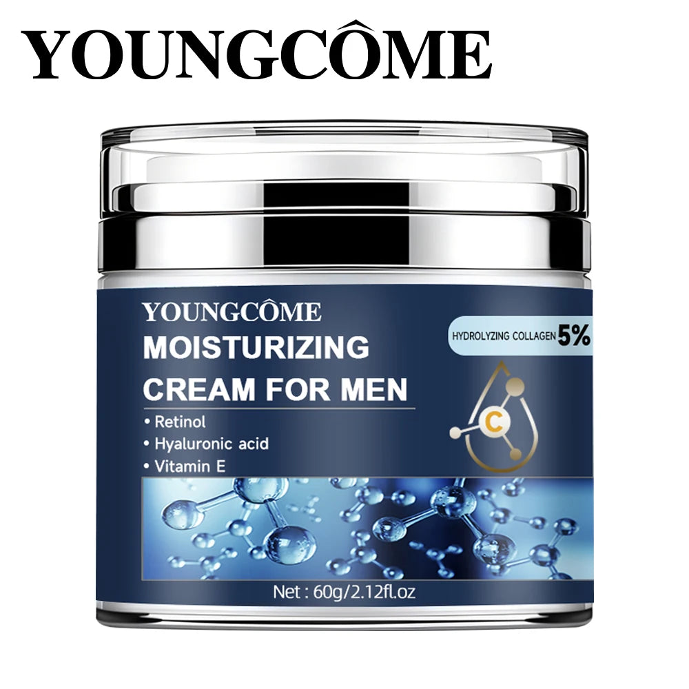 Men's Collagen Face Cream – Retinol & Hyaluronic Acid, 30/60g Men's Face Cream Qst