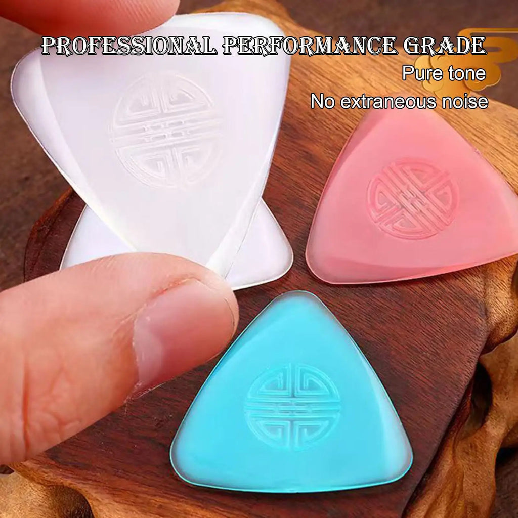 Nylon Non-Slip Guitar Picks – Thin Acoustic & Bass Picks Guitar Picks Qst