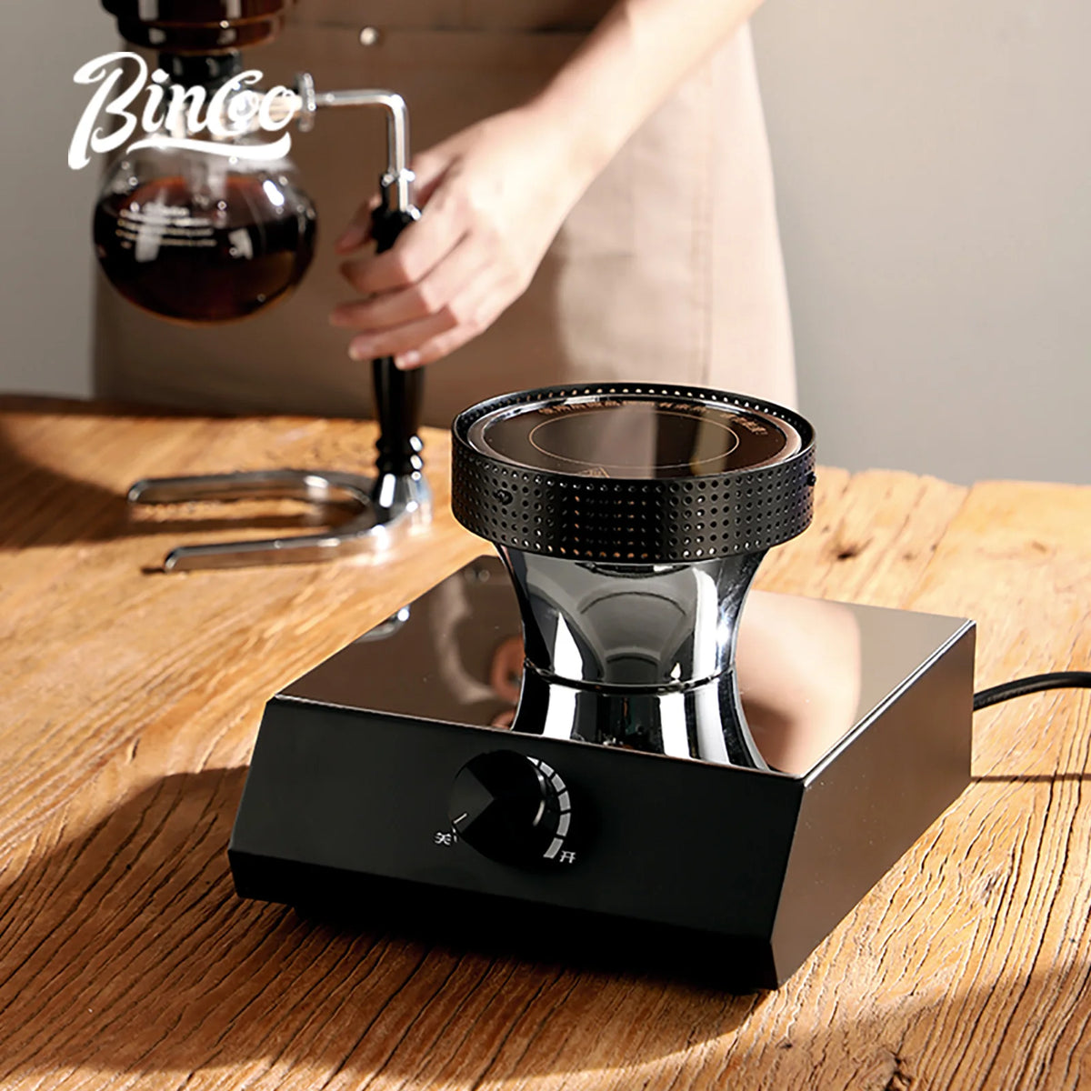 BINCOO 400W Siphon Coffee Heater – Halogen Infrared Electric Stove Coffee Brewing Heater Qst