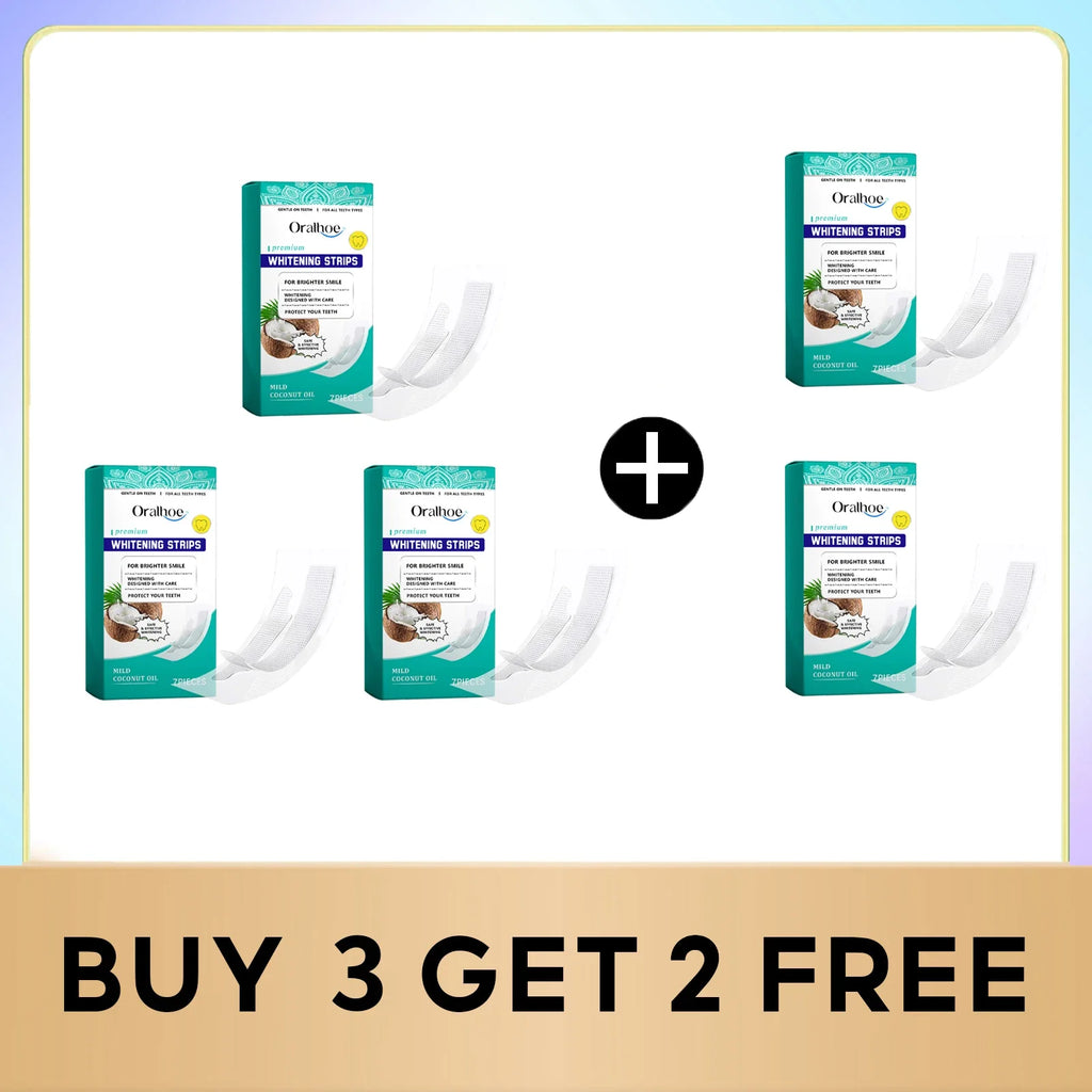 Teeth Whitening Strips – Brighten & Remove Stains | Qme Teeth Whitening Strips Qme Buy 3 get 2 free