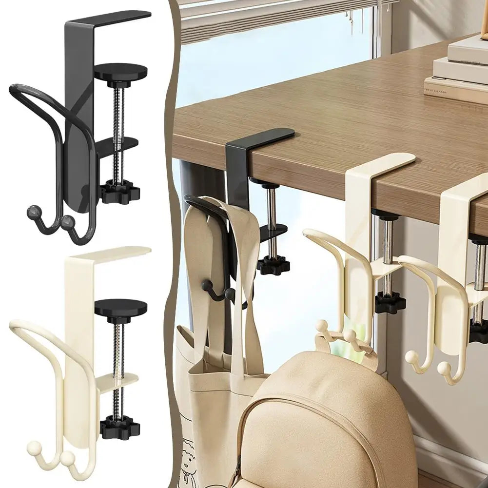 Portable Hanging Bag Hook – Desk & Table Hook, 4 Colors Desk Bag Hook Qme