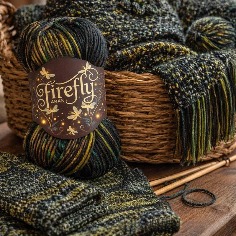 Firefly Iridescent Shimmer Yarn | Holiday & Handmade Crafts Shimmer Craft Yarn Qme