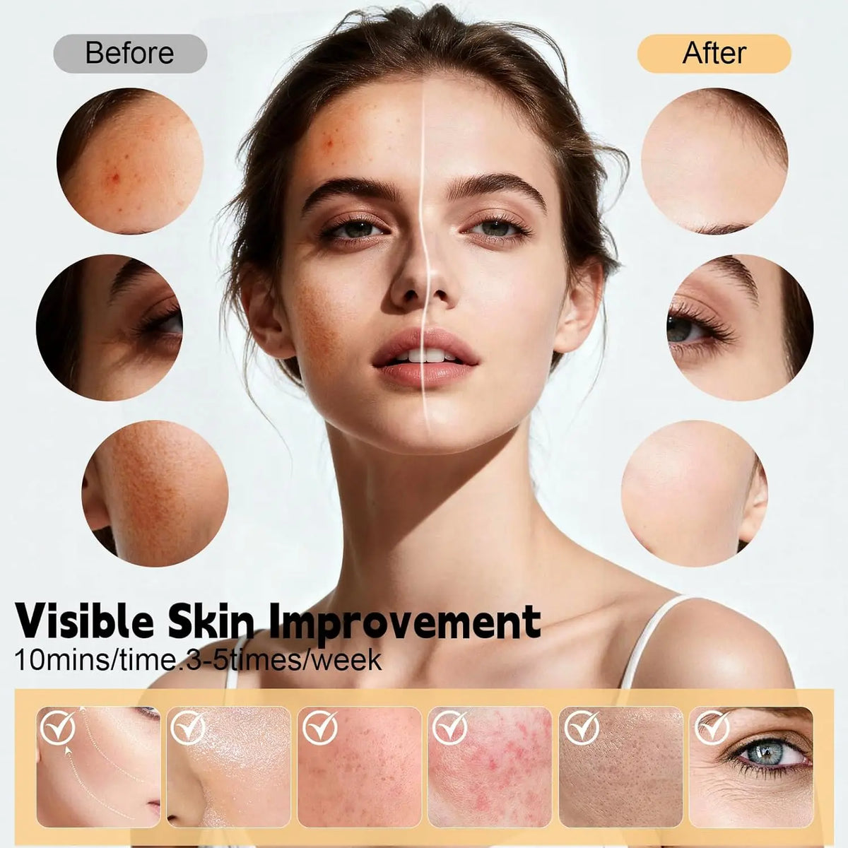 VIMYSHOW 7-Color LED Silicone Face Mask – Skin Care Device LED Face Mask Qst
