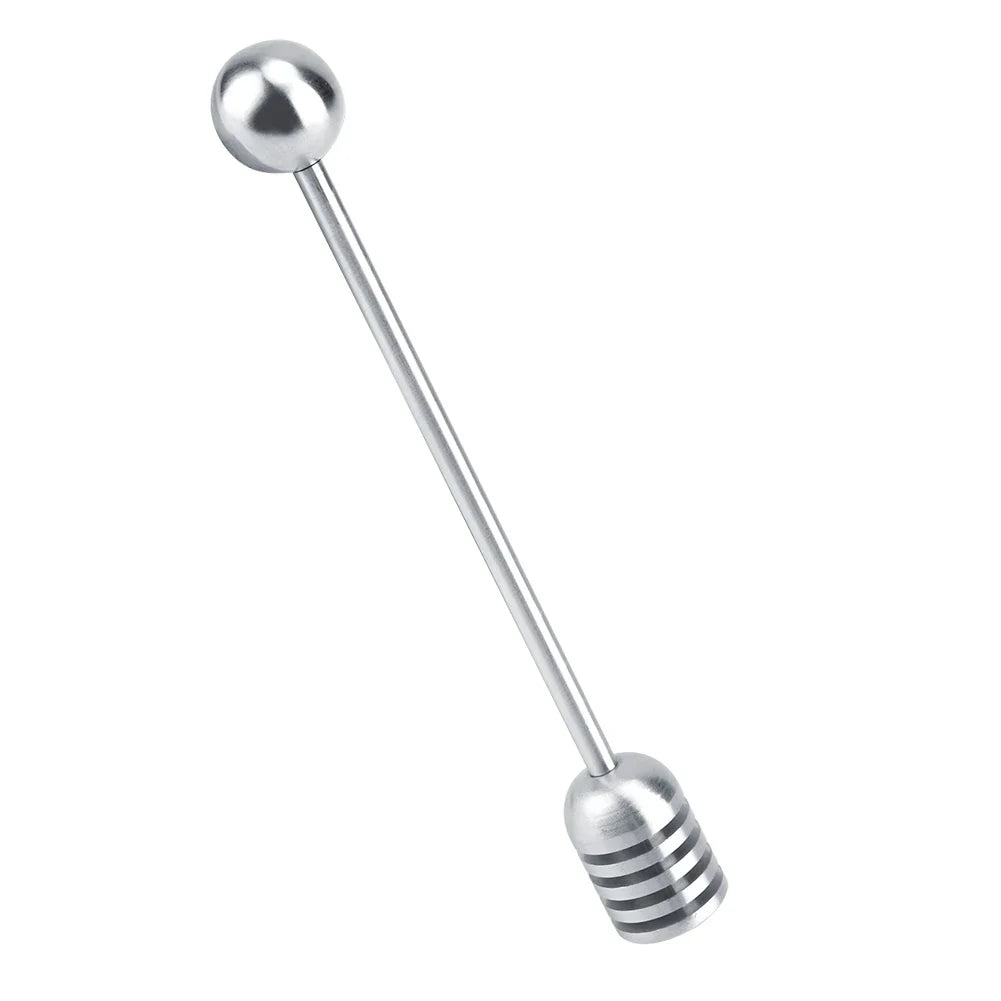 304 Stainless Steel Honey Dipper Drizzler & Stirrer Spoon Honey Dipper Spoon Qme