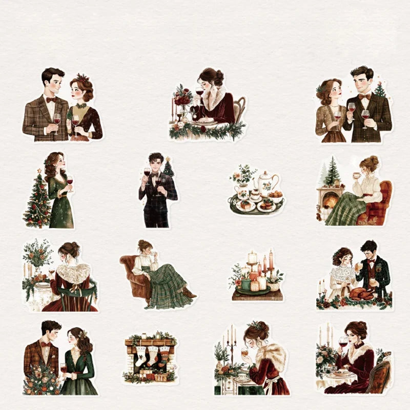 Wedding Stickers 30 Sheets – Romantic Couple Scrapbook & Journal Craft Sticker Set Qme 1
