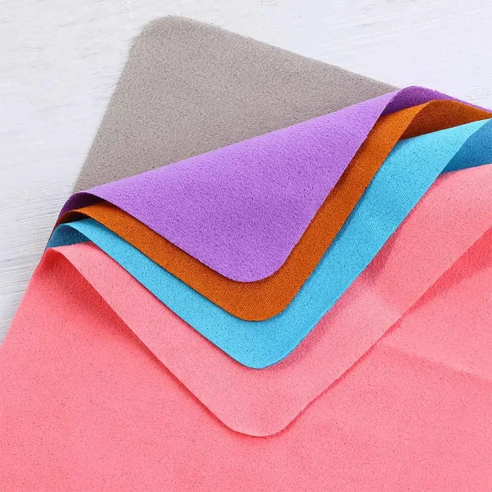 5-Pack Suede Microfiber Glasses & Lens Cleaning Cloths Microfiber Cleaning Cloth Qme