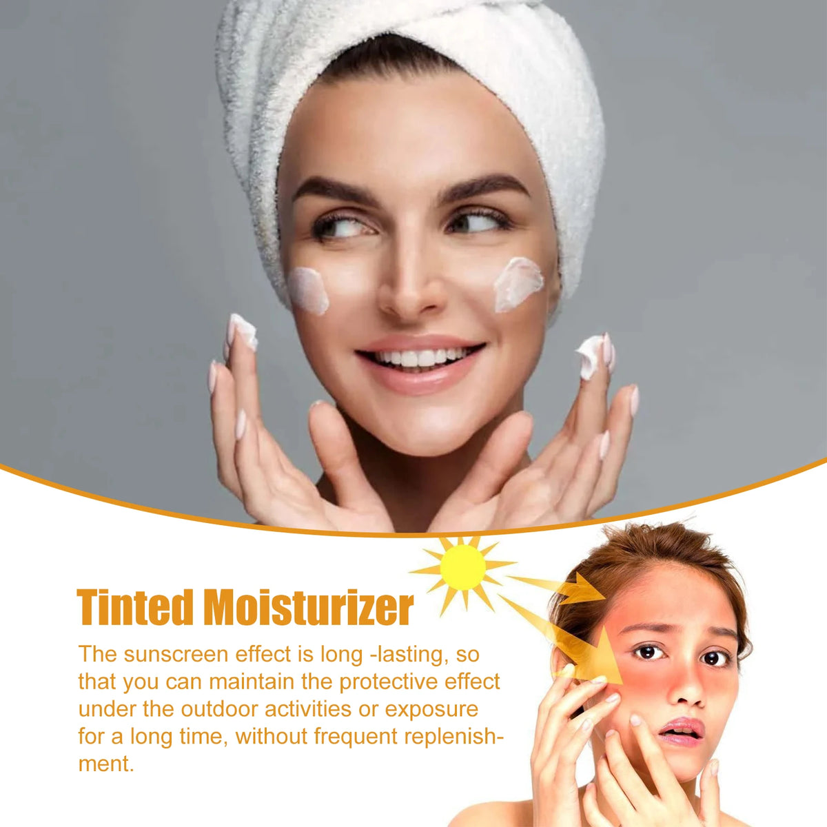 Hoygi SPF50+ Sunscreen Foundation Cream – UV & Oil Control Sunscreen Foundation Qst