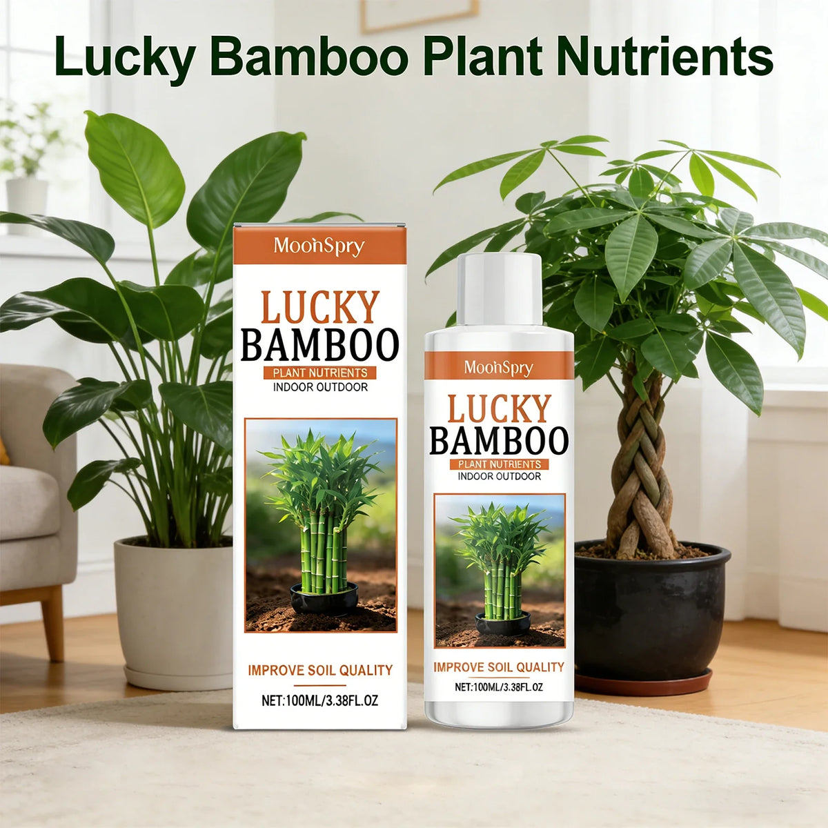 Plant Nutrient Solution – Soil Booster for Healthy Growth 100ml Plant Nutrient Solution Qme