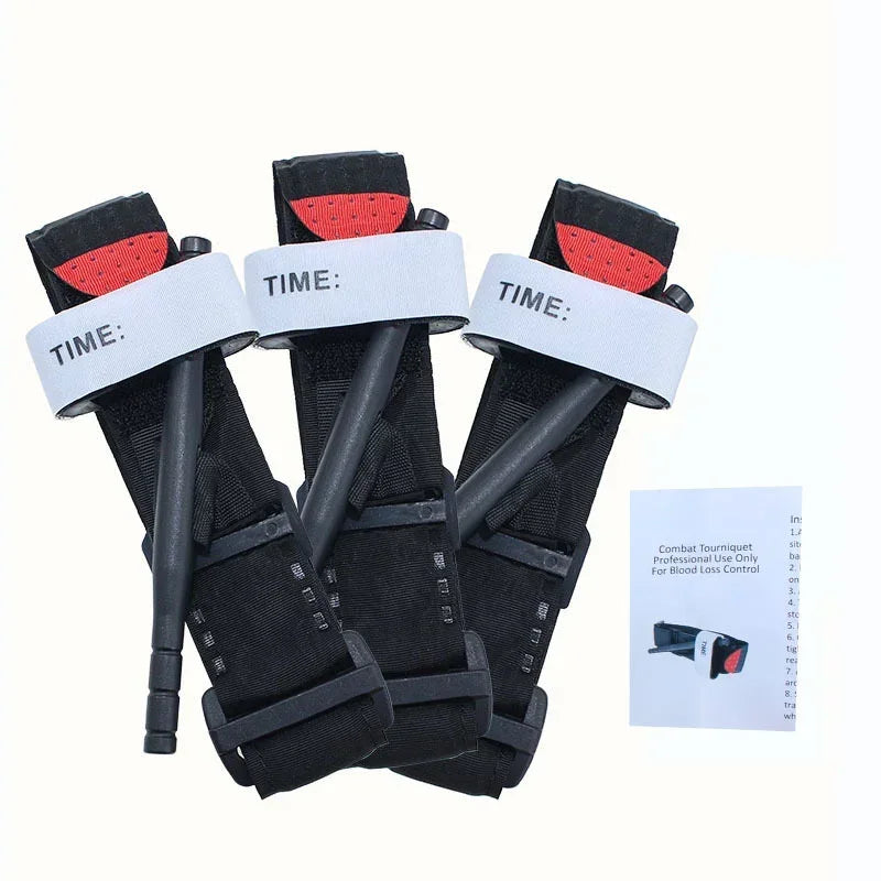 Tactical Combat Tourniquet Red Tip – Military Emergency Belt Tactical Tourniquet Qme
