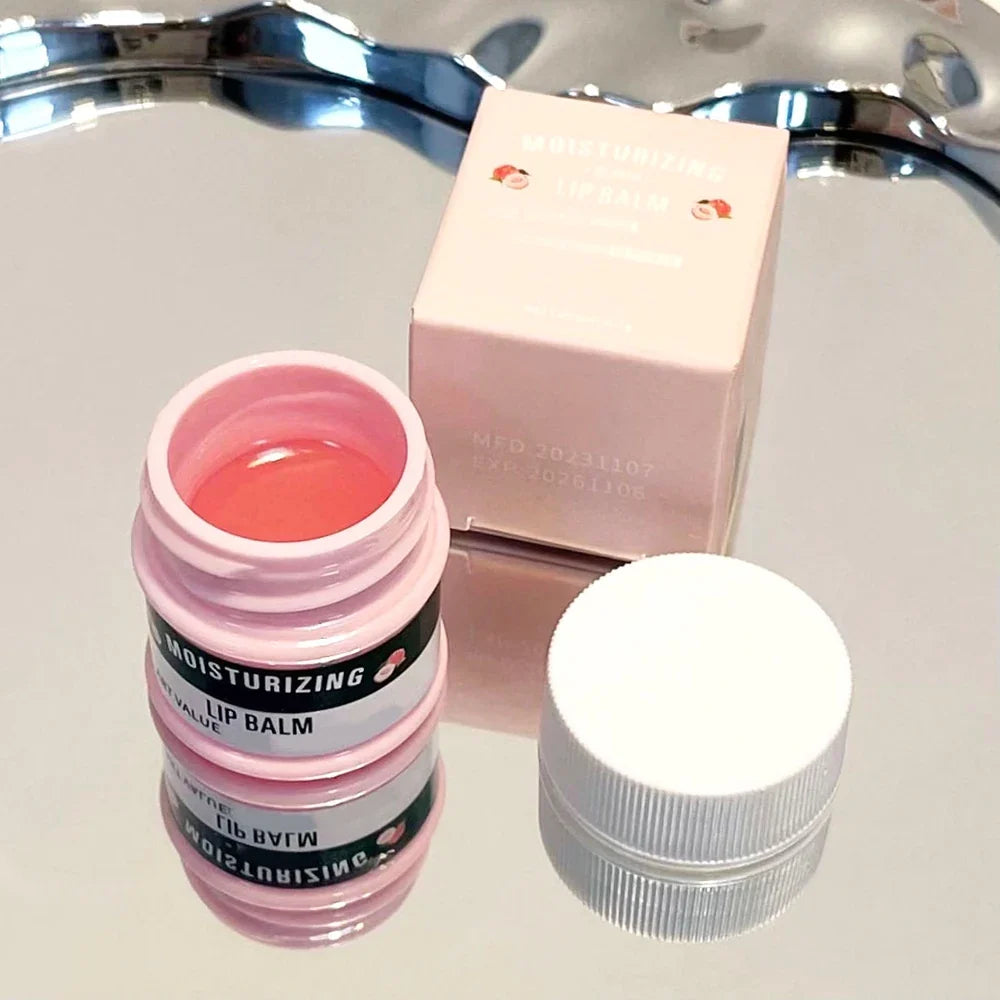 Fruit Lip Balm Cream – Natural Oil Moisturizing Lip Color Tinted Lip Balm Qme
