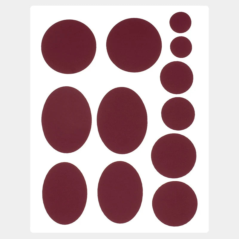 Self-Adhesive Nylon Fabric Repair Patches – Assorted Shapes Fabric Repair Patches Qst winered2