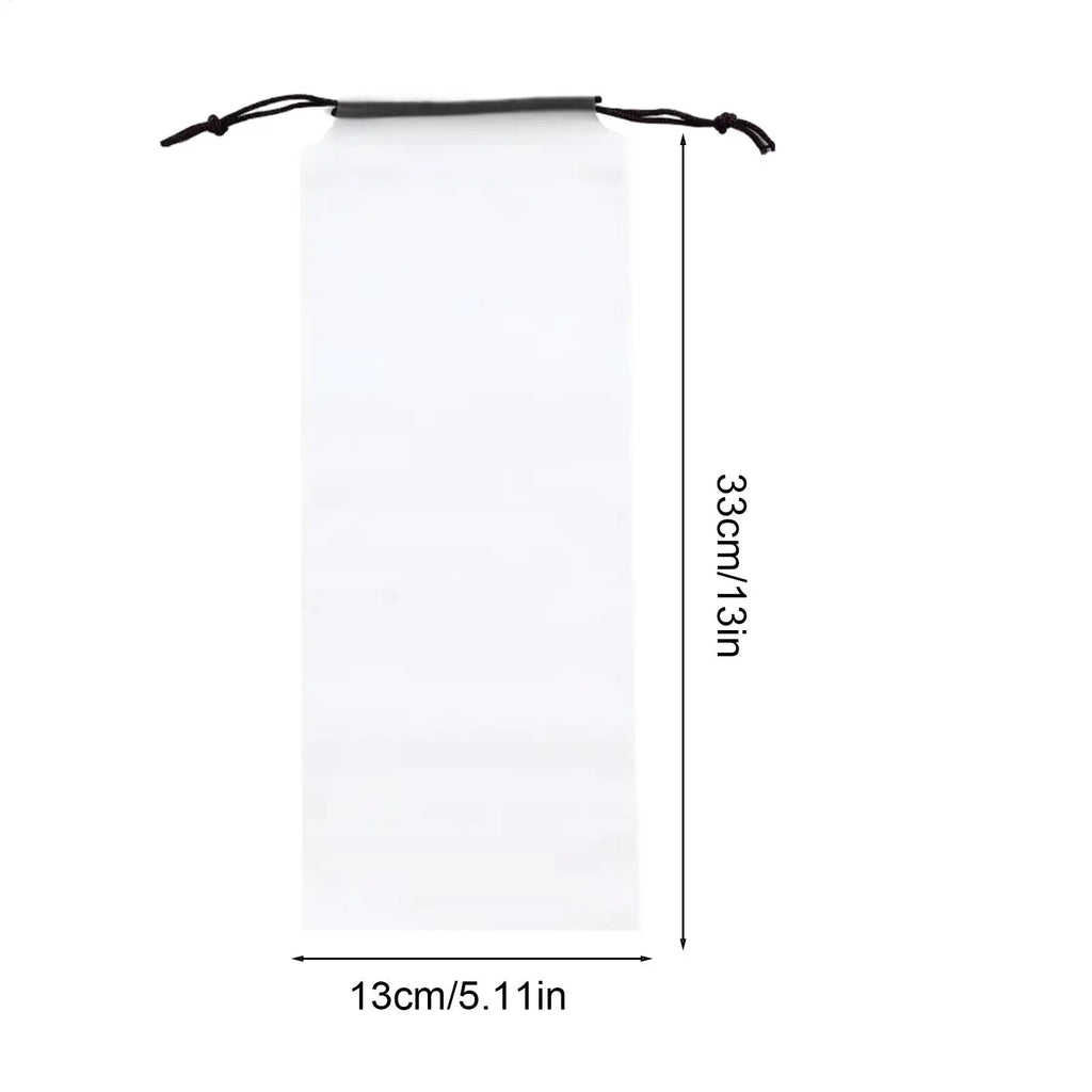 Foldable Waterproof Umbrella Bags with Drawstring | 5 or 10 Pack Umbrella Storage Bag Qme