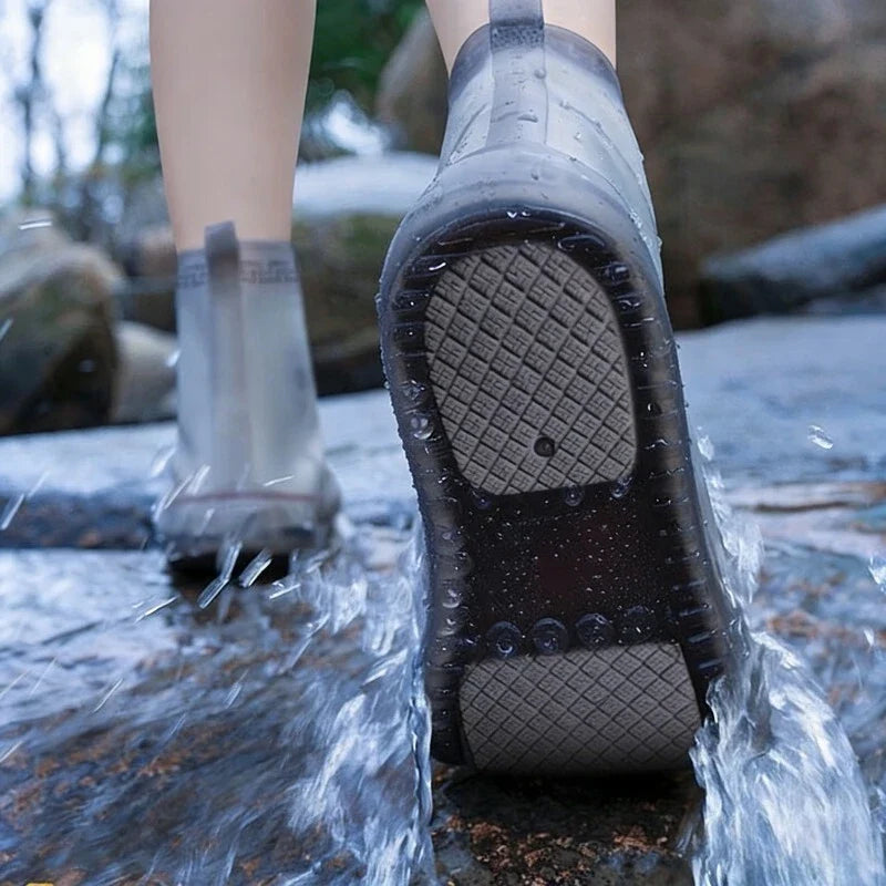 Waterproof Silicone Shoe Covers – Non-Slip Rain Protectors Silicone Shoe Covers Qme