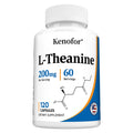 L-Theanine 200mg Capsules – Vegan, Gluten-Free, 120 Count L-Theanine Supplement Qst 120count-1 bottle