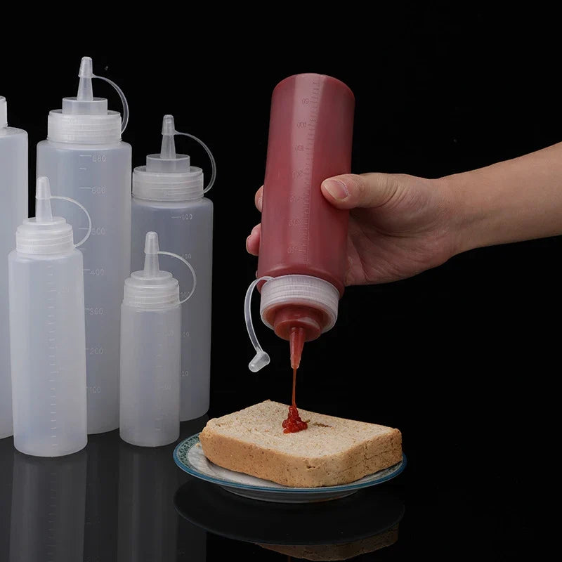 Squeeze Seasoning Bottle | Pointed Tip Sauce Dispenser Sauce Squeeze Bottle Qme