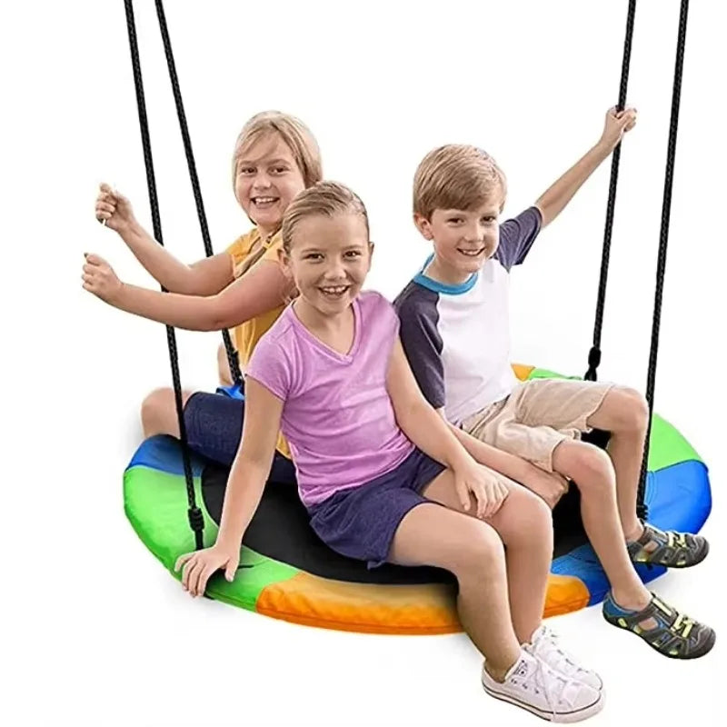 600D Oxford Round Rope Swing – Outdoor Kids Hanging Seat Outdoor Rope Swing Qst