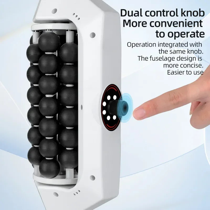 70W Electric Roller Massager – 52-Ball High-Frequency Body Roller Electric Body Massager Qst