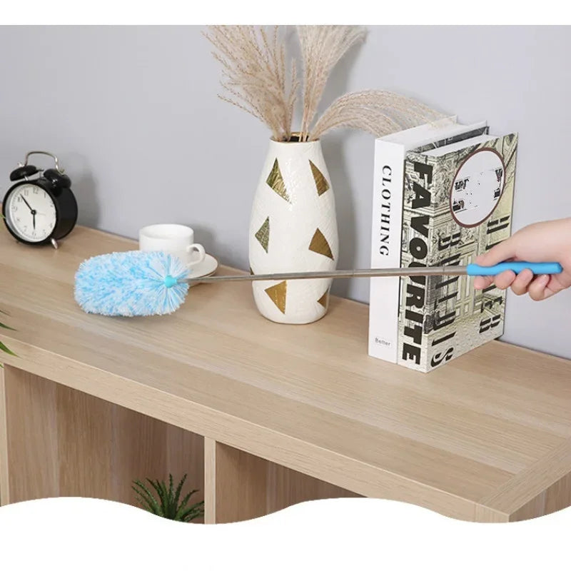 Telescopic Microfiber Electrostatic Duster – Extendable Handle Microfiber Duster Qme