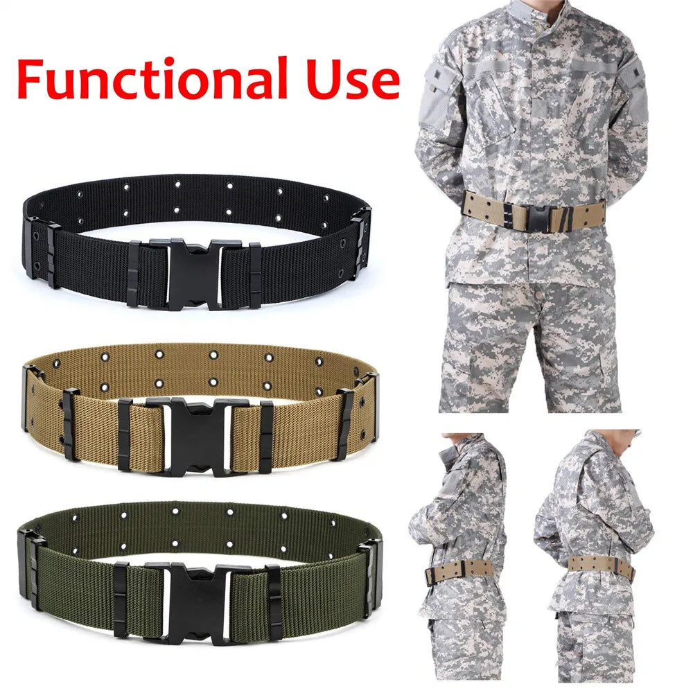 Tactical Military Wide Nylon Belt – Quick Release Buckle Tactical Nylon Belt Qme