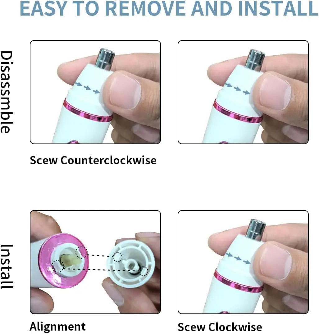 Women's 4-in-1 Cordless Electric Shaver & Bikini Trimmer Electric Shaver Qme