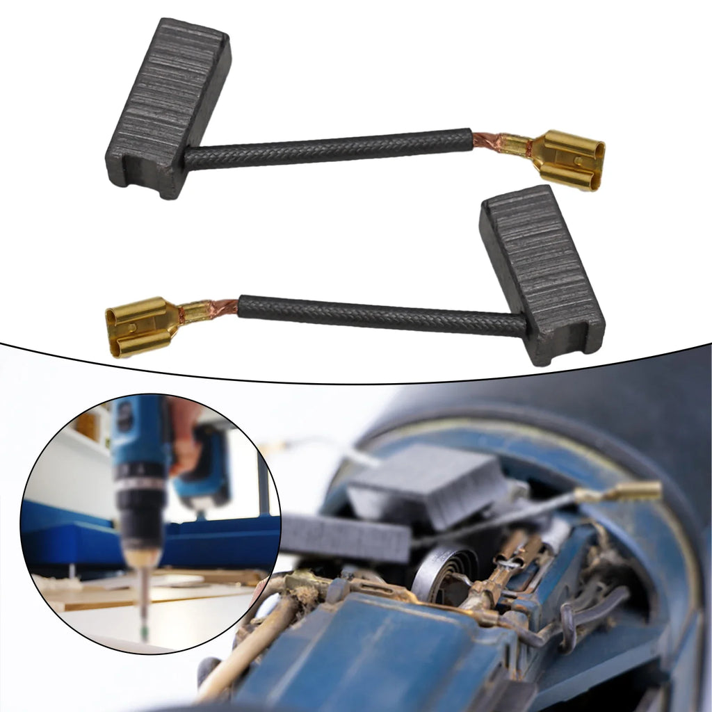 Carbon Brushes 7x8x18mm for 36V Cordless Hammer Drill (2pcs) Power Tool Parts Qme
