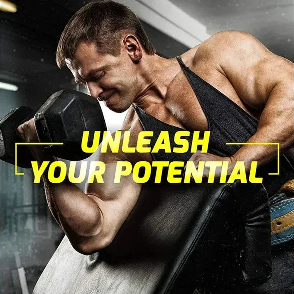 HMB 1000mg Muscle & Energy Supplement – Non-GMO, Gluten Free Sports Supplement Qst