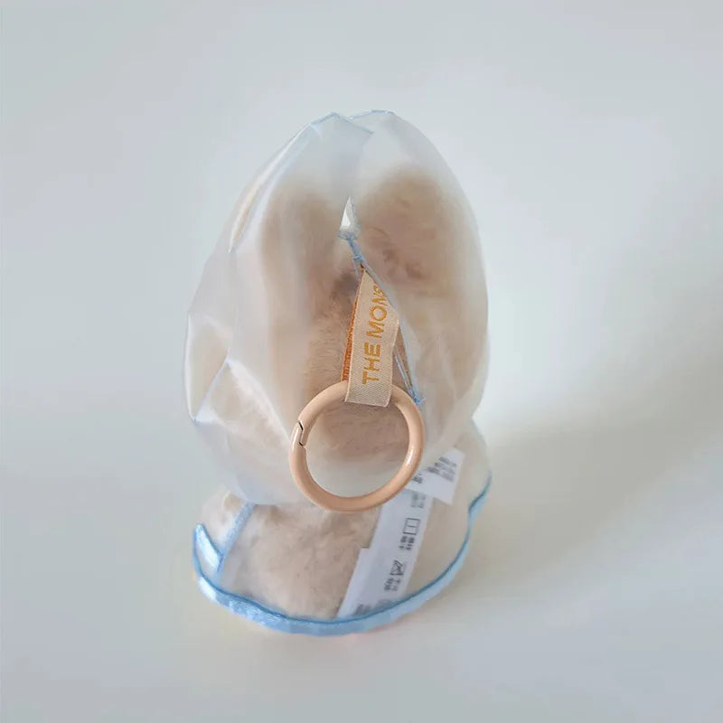Labubu Doll Transparent Raincoat Outfit – Fits 15cm Dolls Doll Outfit Qme