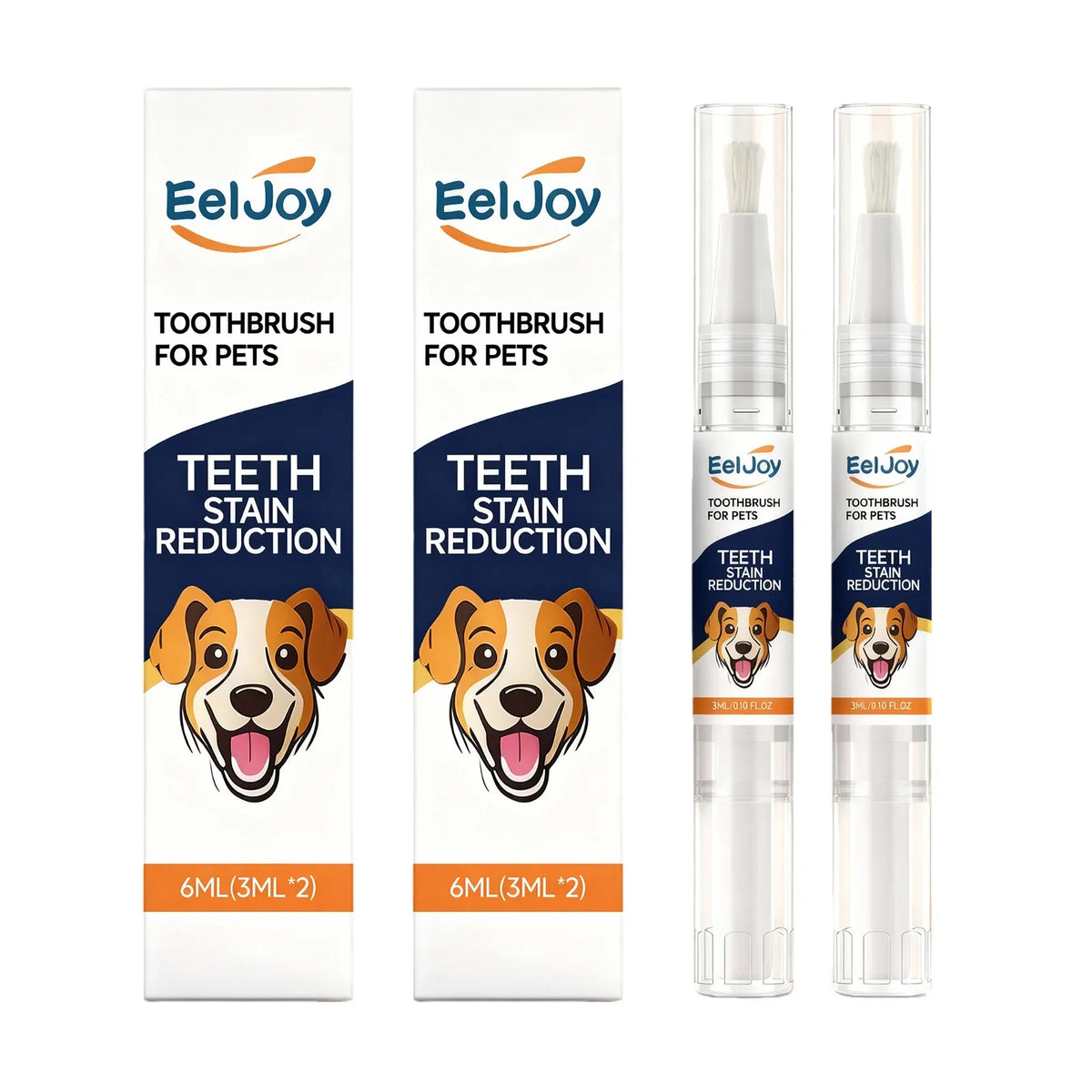 Pet Teeth Cleaning Pen – Plaque & Stain Removal for Dogs & Cats Pet Dental Care Pen Qme 2 x 2PCS Boxed