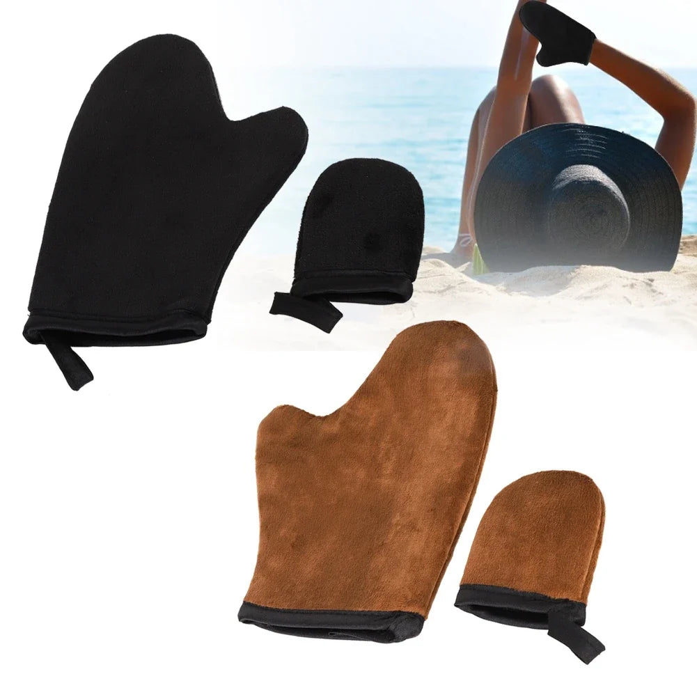 Self Tanning Mitt – Soft Reusable Lotion Applicator Glove Self Tanning Mitt Qme