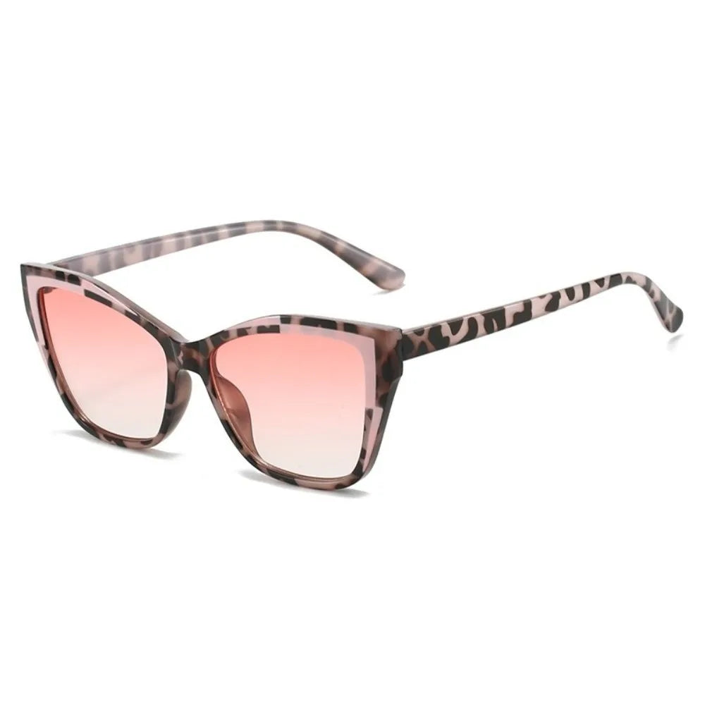 Y2K Cat Eye Sunglasses Steampunk Square Frame – 6 Colors Fashion Sunglasses Qme Style B