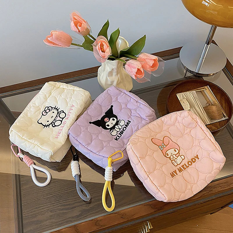 Sanrio Large Capacity Cosmetic Bag & Toiletry Pouch Cosmetic Travel Bag Qme