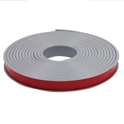 10M U-Shaped TPE Edge Banding Strip | Self-Adhesive, Scratch Resistant Furniture Edge Trim Qme Grey 10M 22mm