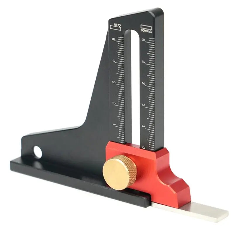 Aluminum Alloy Height & Depth Gauge – DIY Woodworking Tool Woodworking Gauge Qme As Shown