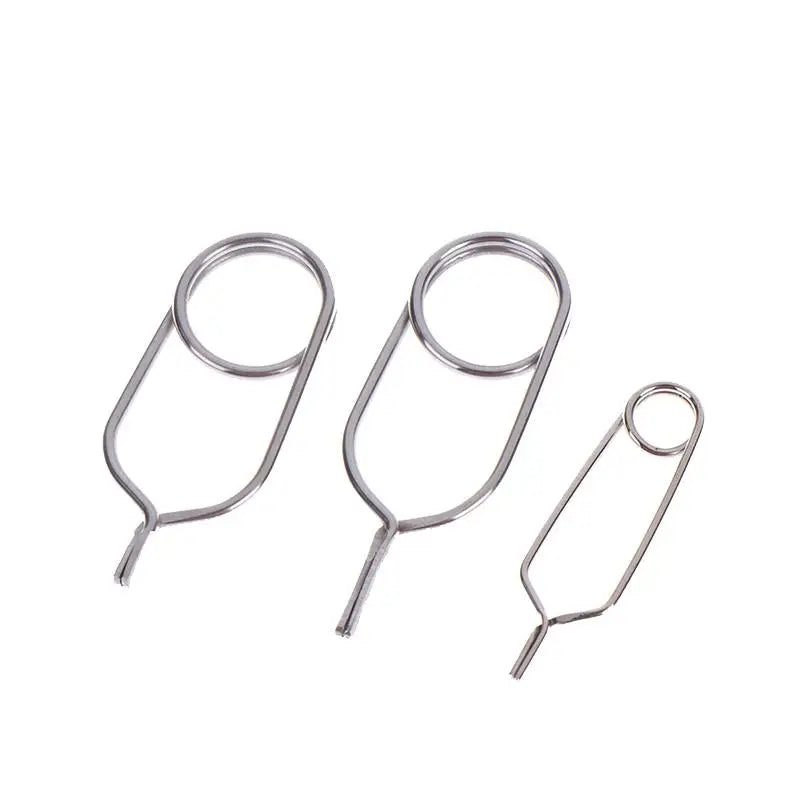 Stainless Steel Hackle Pliers – Fly Tying Feather Wrapping Tool Fly Tying Pliers Qme