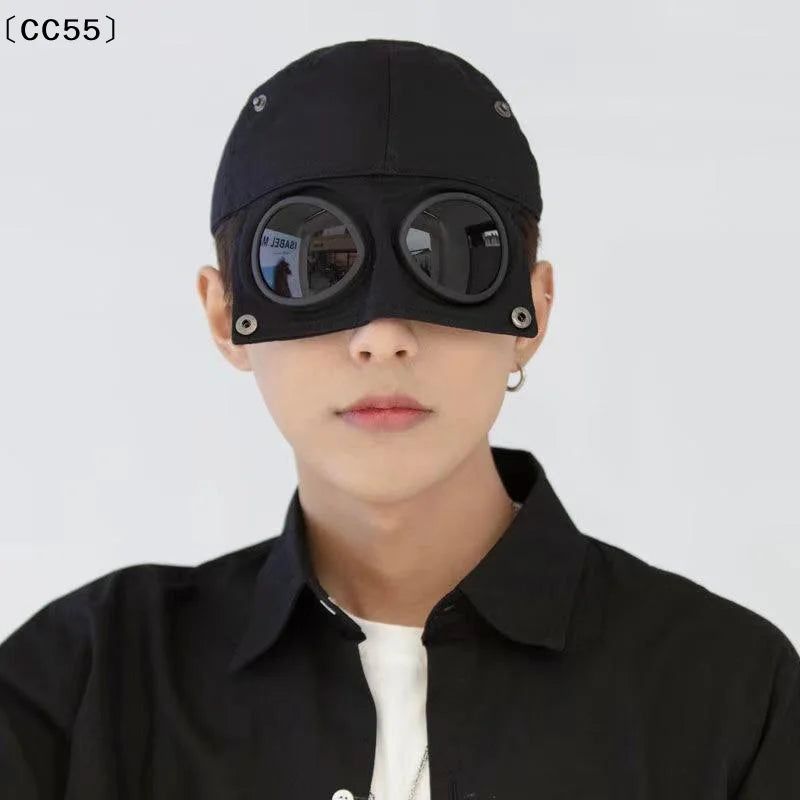 Backwards Glasses Baseball Cap – Unisex Street Style Hat Baseball Cap Qst