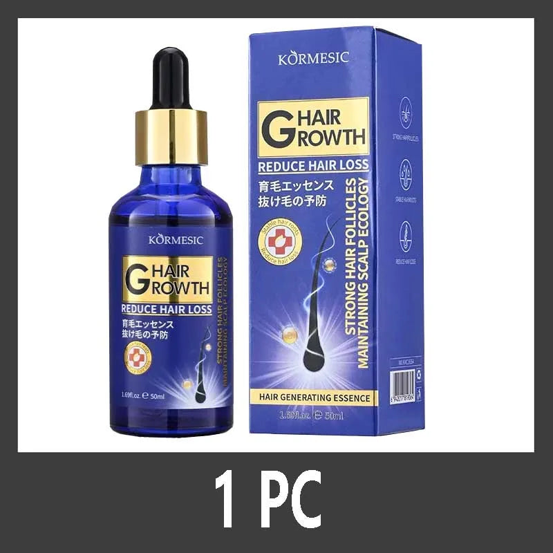 Hair Growth Serum & Regrowth Oil – Plant-Based Hair Care Hair Growth Serum Qme 1PC
