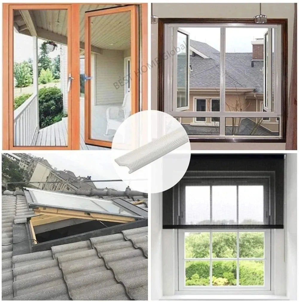 10M Self-Adhesive Foam Door & Window Sealing Strip Weatherstrip Door Window Weatherstrip Qme