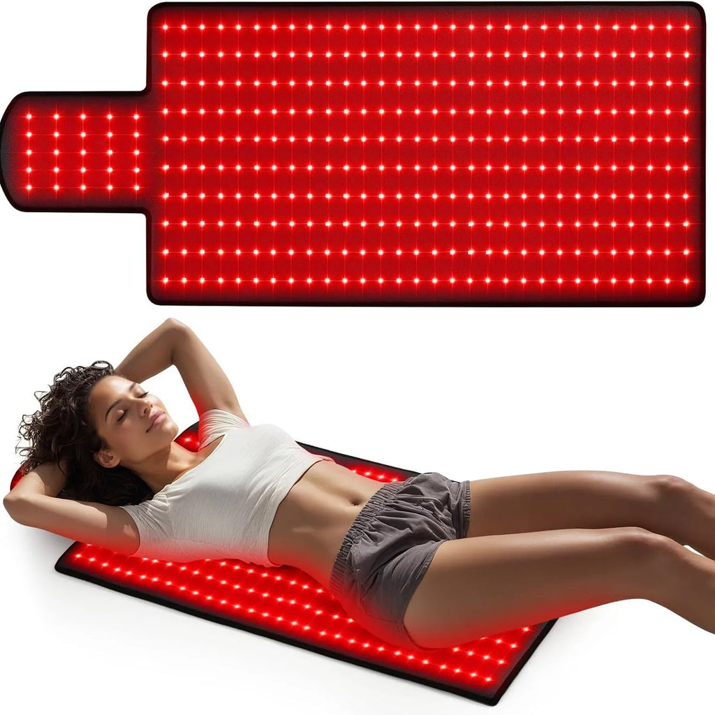 Red Light Therapy Mat 325 LEDs 660nm 850nm Near Infrared Wrap Belt Red Light Therapy Mat Qst
