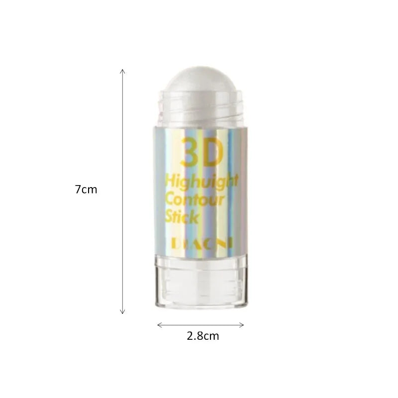 6-Color 3D Highlighter Bar – Contour, Bronzer & Shimmer Stick Highlighter Contour Bar Qme