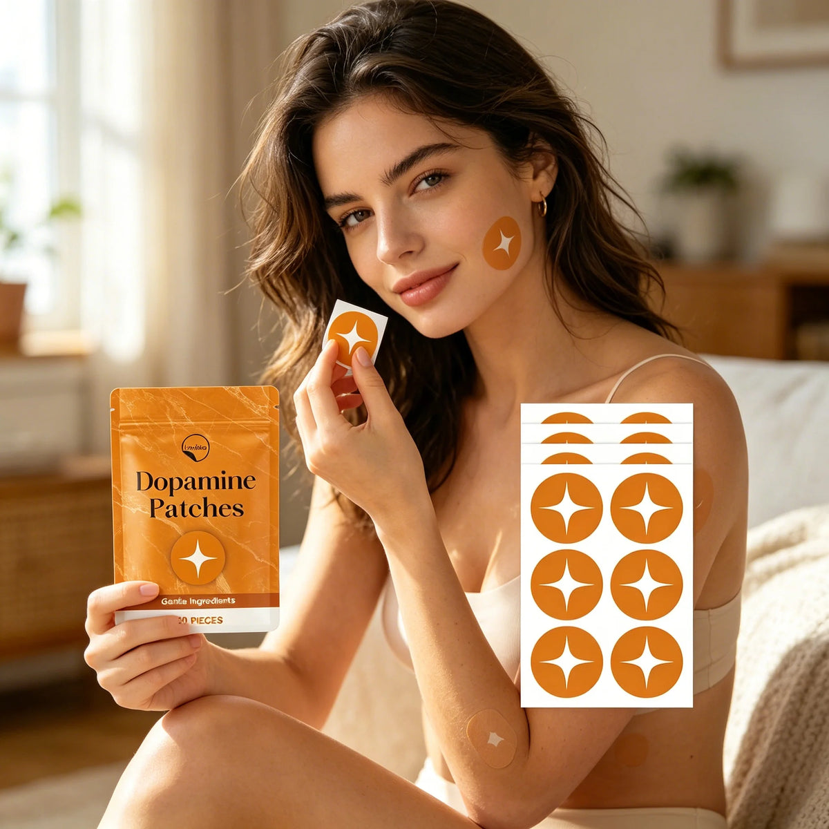 Laniska Dopamine Body Care Patches 30pc – Cooling & Breathable Body Care Patch Qst