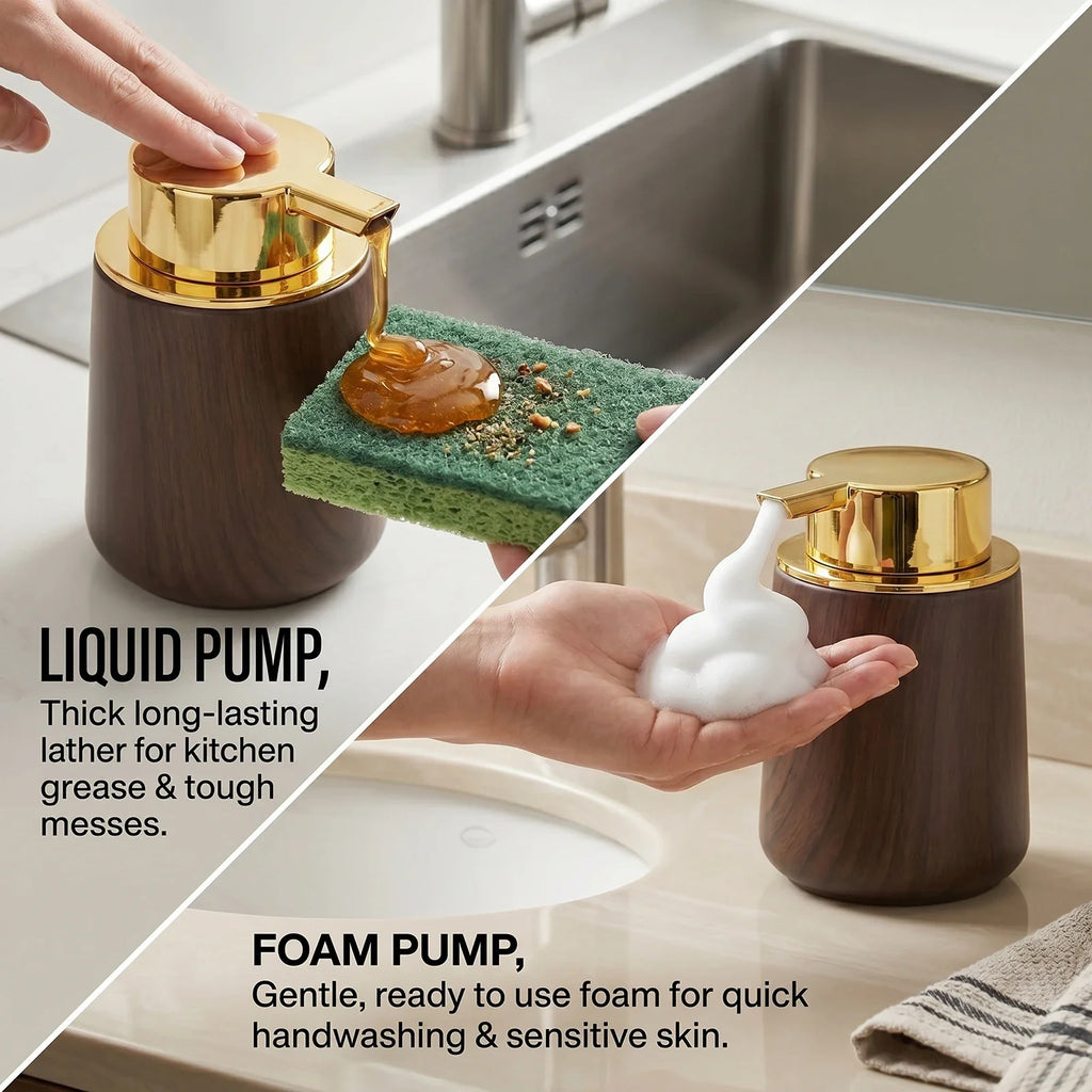 Bathroom Countertop Organizer Set – Soap Dispenser & Storage Bathroom Organizer Set Qme