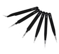 Antistatic Stainless Steel Precision Tweezers Set – 6 Pcs Precision Tweezers Set Qme 6 piece 6 piece