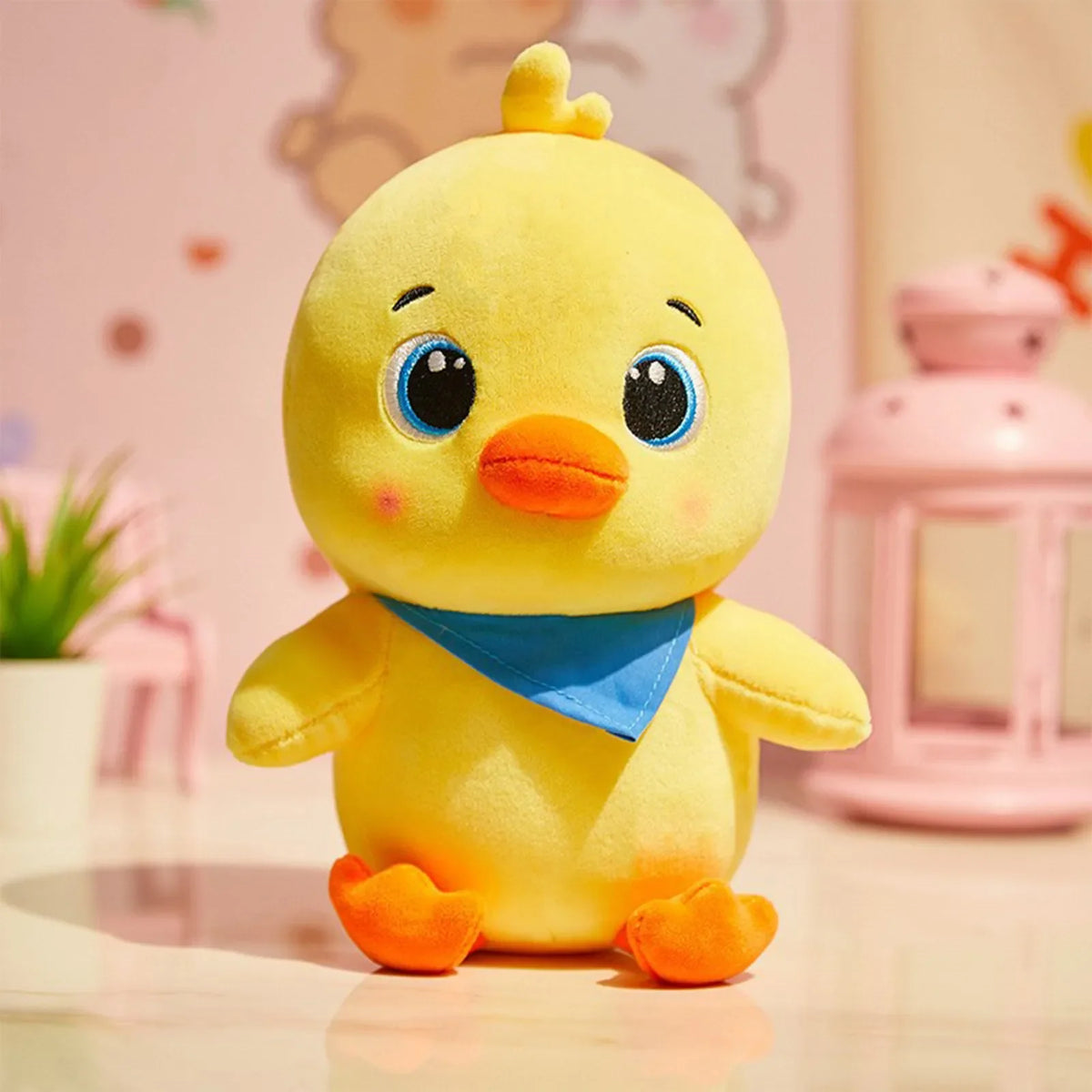 Kawaii Mini Yellow Duck Plush Toy – Cute Soft Stuffed Animal Plush Stuffed Toy Qme yellow One Size