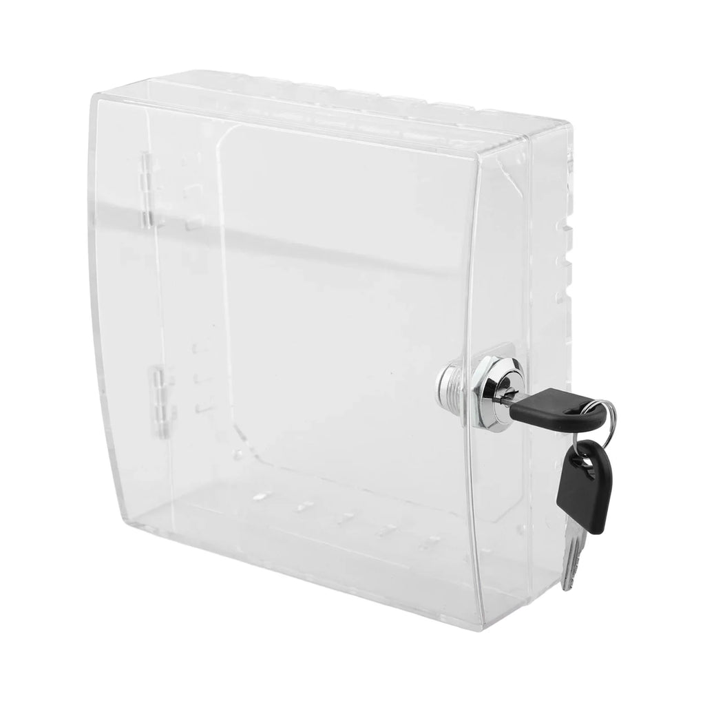 Transparent Acrylic Thermostat Lock Box Cover with 2 Keys Thermostat Lock Box Qme