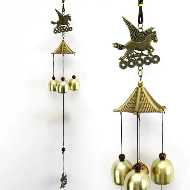 Retro Horse Metal Wind Chimes – Garden & Yard Décor Wind Chimes Qme