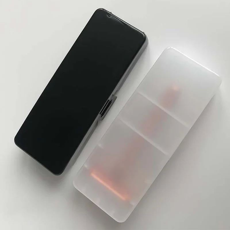 Men's Eco-Friendly PP Shaver Storage Box with Handle Shaver Storage Box Qme