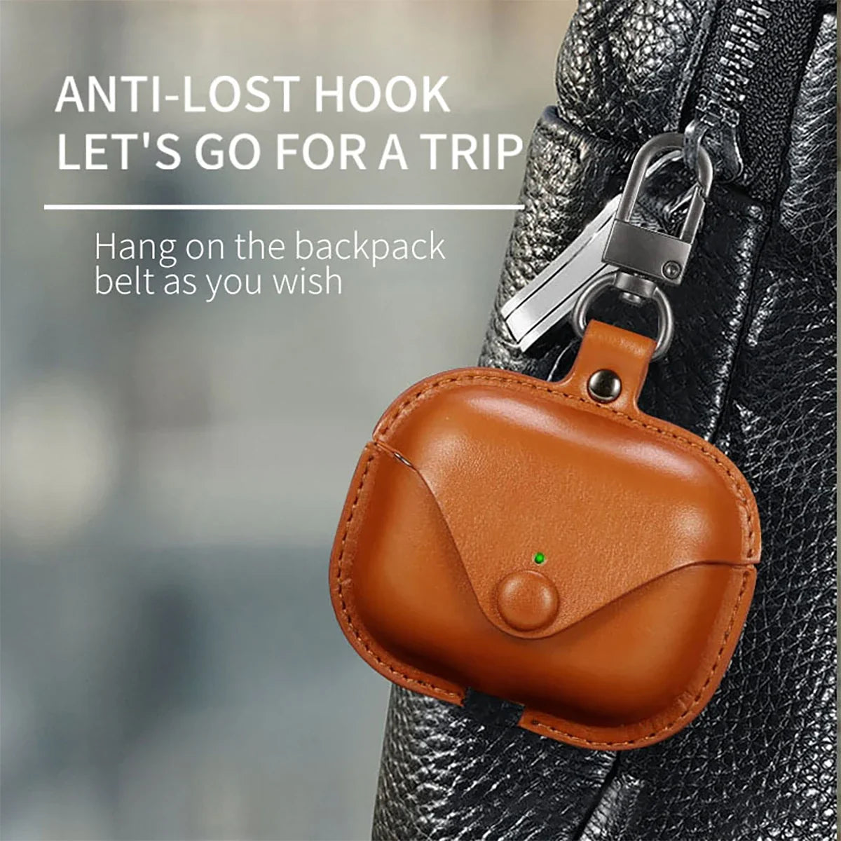 Leather AirPods Case for Gen 1 2 3 & Pro 2 – Anti-Drop Cover Earphone Case Qme