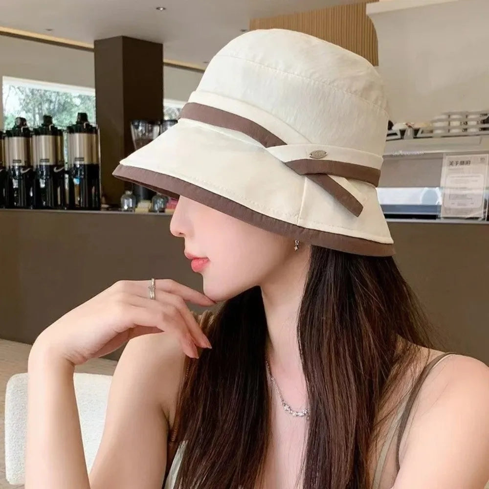 Wide Brim Foldable Sun Hat – Lightweight Bucket Hat, 4 Colors Wide Brim Sun Hat Qme